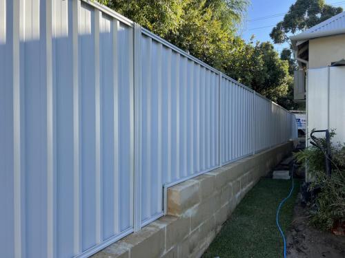 colorbond fences installed 