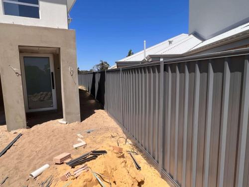 colorbond fences black